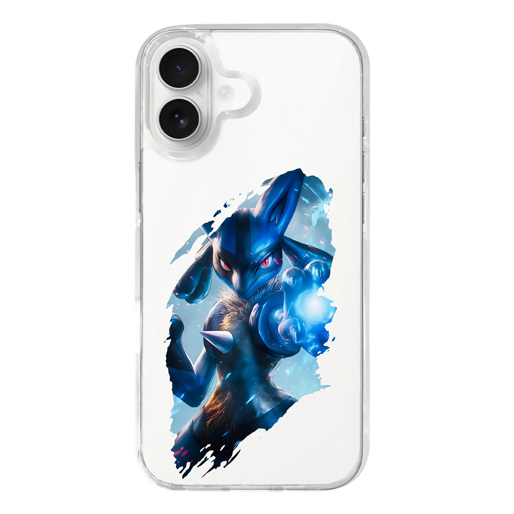 ポケモン グッズ,ルカリオ - iPhone 17シリーズ 透明スマホケース – 薄型・耐衝撃・精密フィット保護カバー